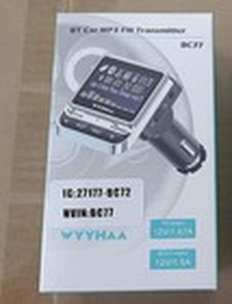 Bluetooth Fm Transmitter for Car, Wireless Car Radio Adapter, Handsfre