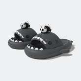 Cute Shark Slippers for Women & Men Summer Platform Night Glow-In-The-Dark Indoor Beach Slides Home Street Wear DIY Accessory