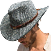 Featured Cowboy Hat Vintage Straw Hat 2023 New Men&