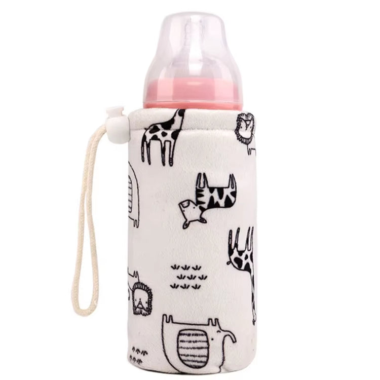 Portable USB Baby Bottle Warmer Travel Milk Warmer Infant Feeding Bottle Heated Cover Insulation Thermostat Heater Dropshipping
