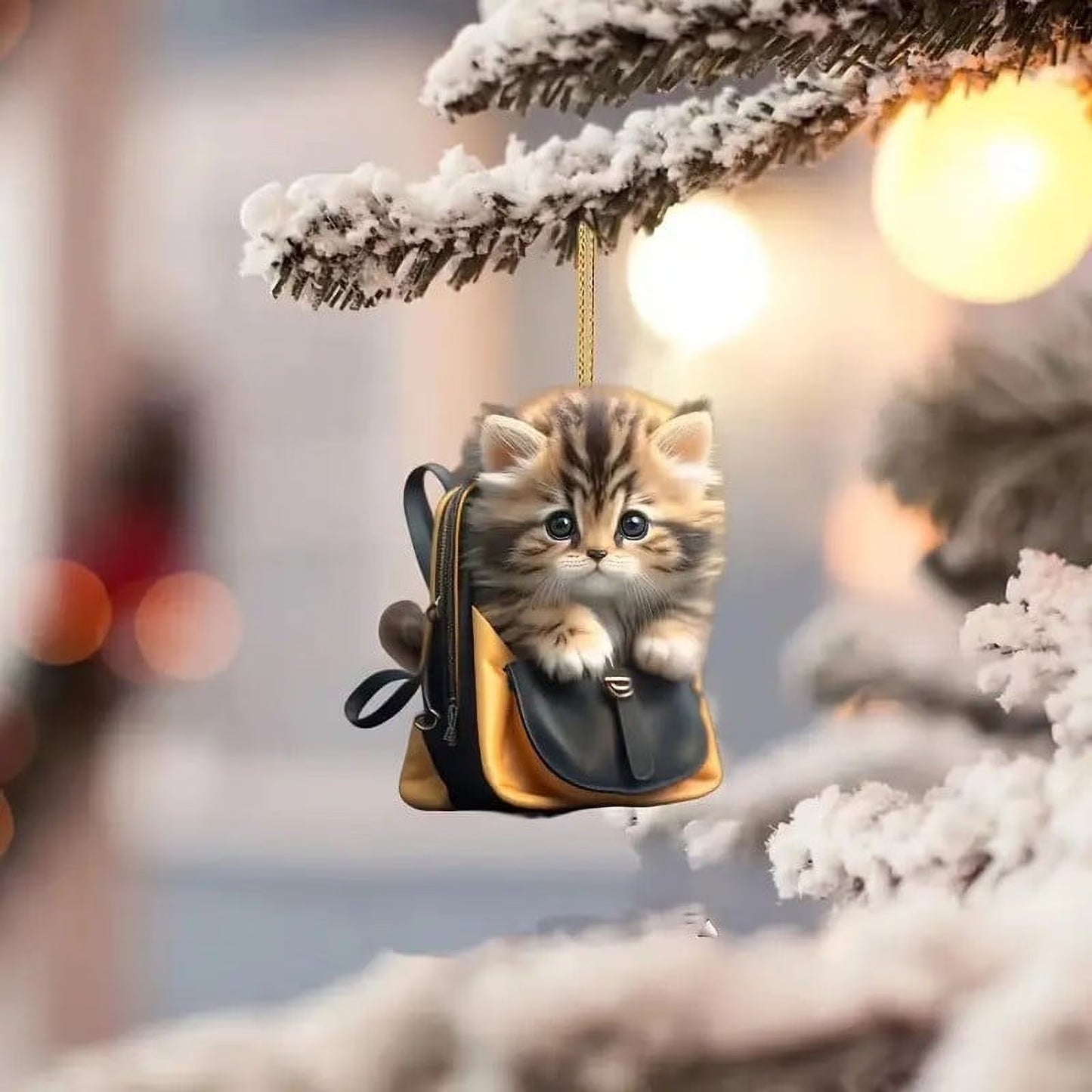 Christmas Decorations, Christmas Tree Decorations, Super Cute Car Ornaments Acrylic Christmas Hat Christmas Tree Ornaments