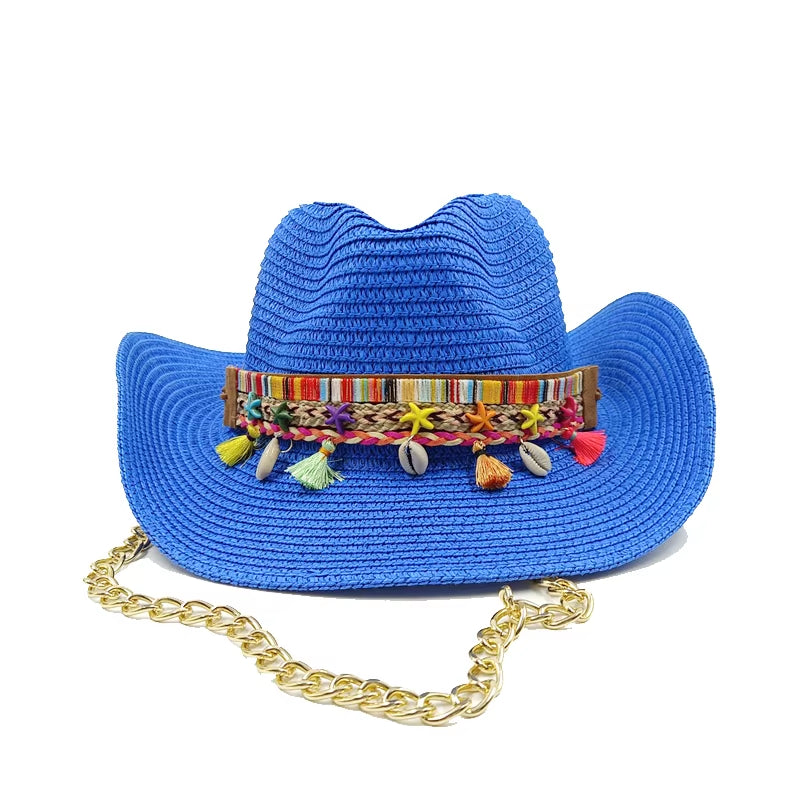 Featured Cowboy Hat Vintage Straw Hat 2023 New Men&
