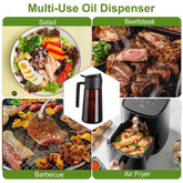 Oil Sprayer for Cooking, Kitchen Maiden 2 in 1 Spray and Pour Olive Oil Dispense