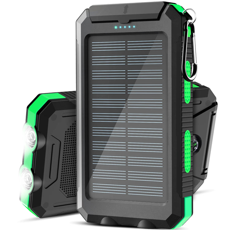 38800Mah Solar Power Bank Waterproof Outdoor Dual USB Travel Outdoor Solar Mobile Phone Charger Solar Powerbanks for Camping