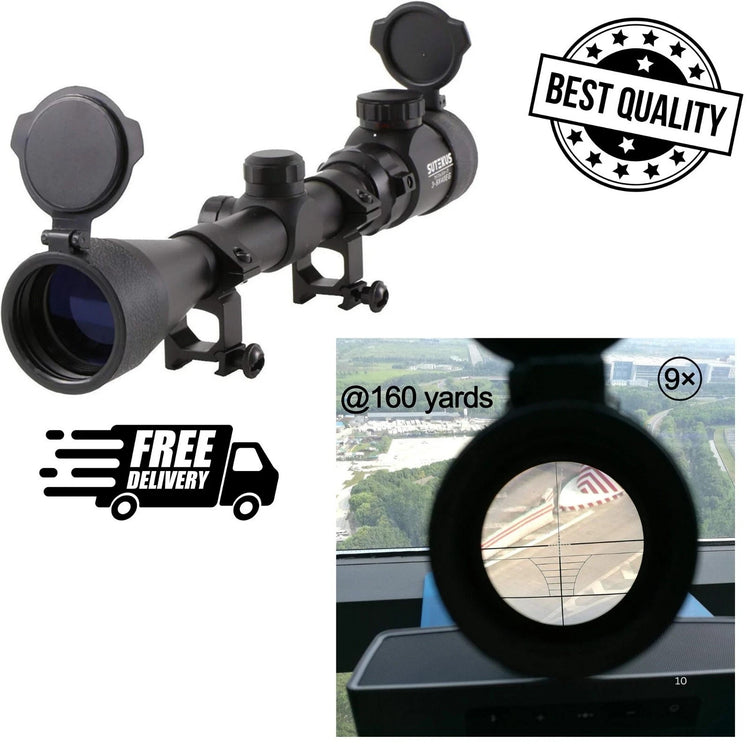 "Mira Telescópica Táctica Francotirador 3-9X40Mm Para Prueba De Niebla De Caza "