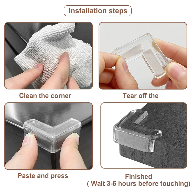 Table Corner Protectors for Furniture Baby Safety Proofing Corner Guards 20 Pack