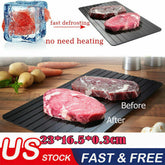 Fast Defrosting Tray Meat Thaw Rapid Safety Thawing Miracle Frozen Food Defrost!