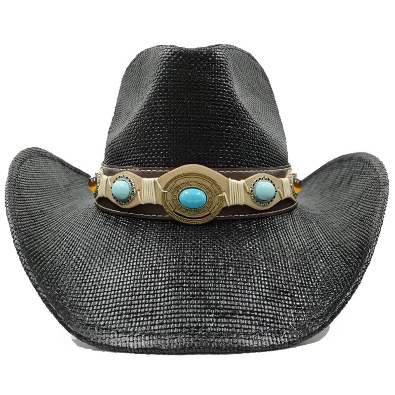 Featured Cowboy Hat Vintage Straw Hat 2023 New Men&