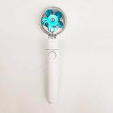 Filtered Turbo Propeller Bathroom Shower Head High Pressure Water Saving Stop Button Showerhead Water Pressure Adjustable Shower