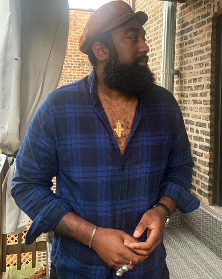 ® Flannel Shirt for Men Plaid Mens Button down Long Sleeve Shirts Cotton Casual