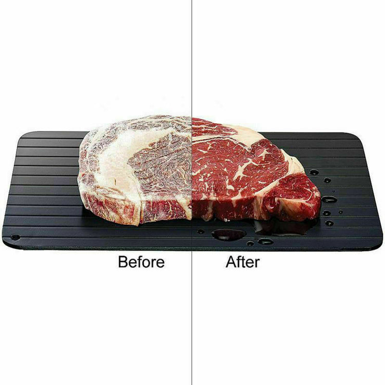Fast Defrosting Tray Meat Thaw Rapid Safety Thawing Miracle Frozen Food Defrost!