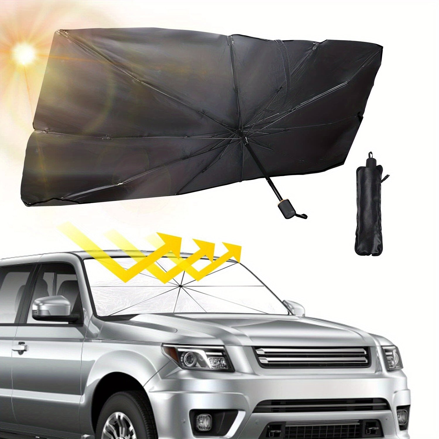 Car Windshield Sunshade Cover Umbrella Foldable Front Window Visor Sun Shade USA