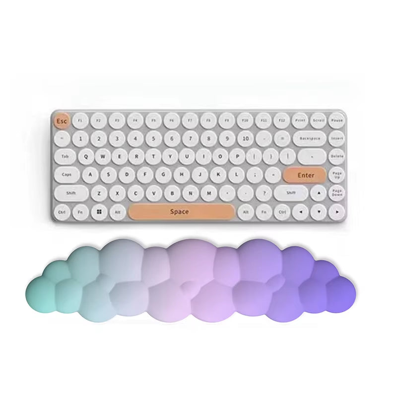 Keyboard Wrist Rest Mouse Pad Wrist Rest Support Ergonimic Arm Rest Cloud Mousepads and Keyboard Rest Support Office