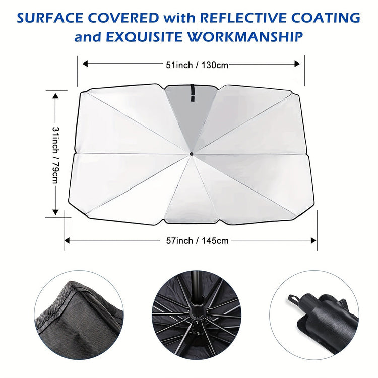 Car Windshield Sunshade Cover Umbrella Foldable Front Window Visor Sun Shade USA