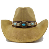 Featured Cowboy Hat Vintage Straw Hat 2023 New Men&