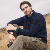 Bedford Rib Quarter Zip Pullover Sweater