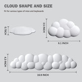 Keyboard Wrist Rest Mouse Pad Wrist Rest Support Ergonimic Arm Rest Cloud Mousepads and Keyboard Rest Support Office
