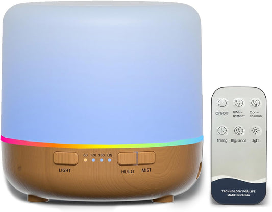 Small Cute Diffusers 200Ml Colorful Essential Oil Diffuser with Adjustable Mist Mode,Auto off Aroma Diffuser for Bedroom/Office/Home (200 ML 1 Pack Yellow)