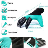 Garden Gloves with Claws Digging Planting Work Gloves Gardening Yard Safe Gloves