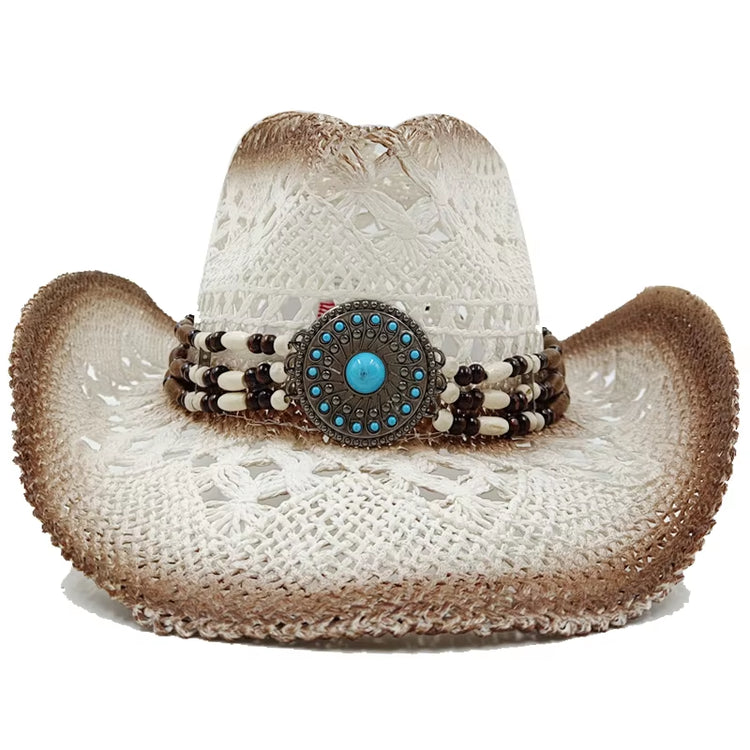 Featured Cowboy Hat Vintage Straw Hat 2023 New Men&