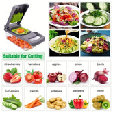 15-In-1 Vegetable Fruit Kitchen Chopper Cutter Food Onion Veggie Dicer Slicer