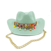Featured Cowboy Hat Vintage Straw Hat 2023 New Men&