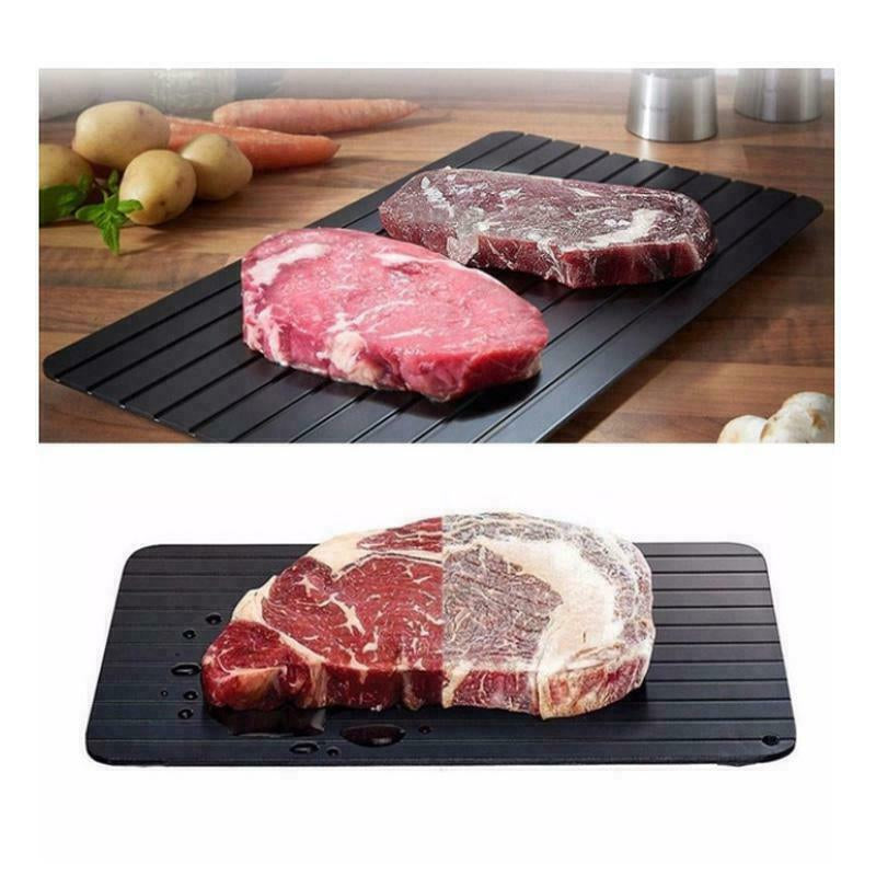 Fast Defrosting Tray Meat Thaw Rapid Safety Thawing Miracle Frozen Food Defrost!