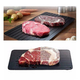 Fast Defrosting Tray Meat Thaw Rapid Safety Thawing Miracle Frozen Food Defrost!