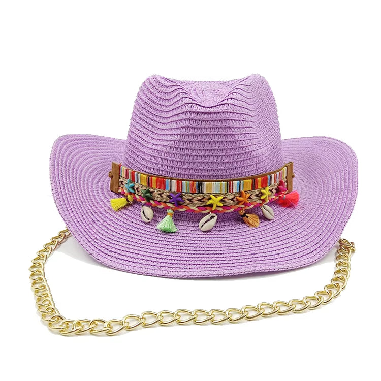 Featured Cowboy Hat Vintage Straw Hat 2023 New Men&