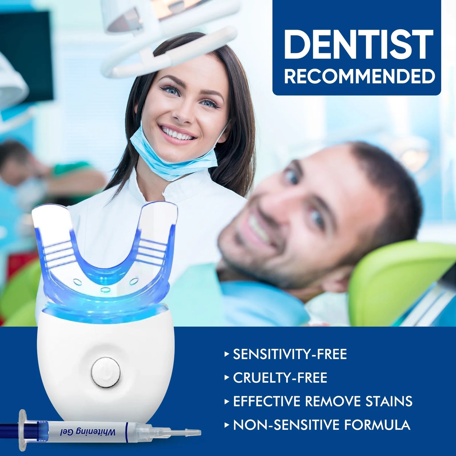 Teeth Whitening Kit, Non-Sensitive Tooth Whitener Professional Oral Care Tools