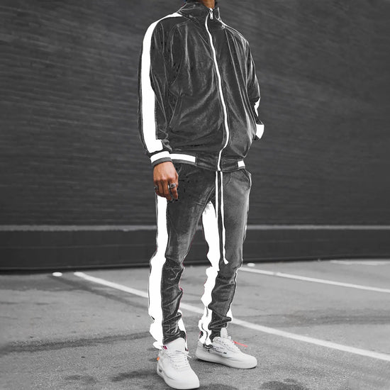 Velour Tracksuit Mens,2023 Men&