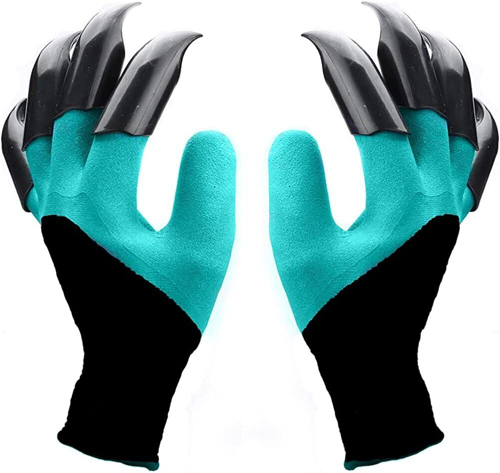 Garden Gloves with Claws Digging Planting Work Gloves Gardening Yard Safe Gloves