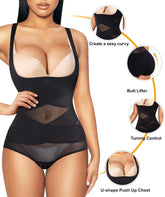 Shapewear Bodysuit for Women Tummy Control Butt Lifter Panty Hi-Waist Trainer Stomach Body Shaper Slimming Girdles
