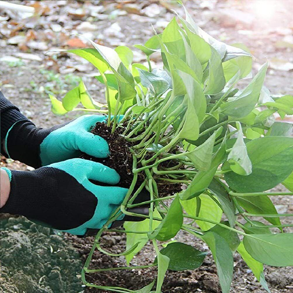 Garden Gloves with Claws Digging Planting Work Gloves Gardening Yard Safe Gloves