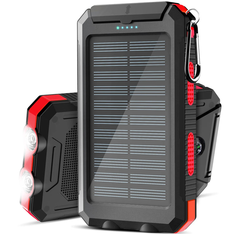 38800Mah Solar Power Bank Waterproof Outdoor Dual USB Travel Outdoor Solar Mobile Phone Charger Solar Powerbanks for Camping