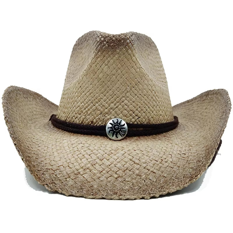 Featured Cowboy Hat Vintage Straw Hat 2023 New Men&