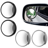 4 Pcs Blind Spot Car Mirrors Wide View Angle Glass round Side Rear Adjustable
