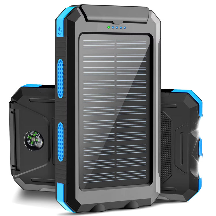 38800Mah Solar Power Bank Waterproof Outdoor Dual USB Travel Outdoor Solar Mobile Phone Charger Solar Powerbanks for Camping