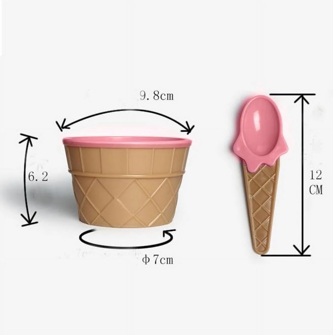 Dinnerware Sets Kitchen Utensils Set 1PC Kids Ice Bowls Ice Cup Couples Bowl Gifts Dessert PK Kitchen Gadgets,Clearance Items