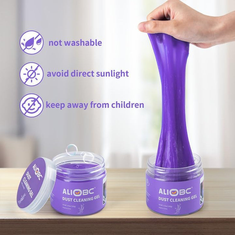 160G Car Cleaning Gel Green & 160G Car Cleaning Gel Purple