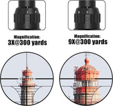"Mira Telescópica Táctica Francotirador 3-9X40Mm Para Prueba De Niebla De Caza "
