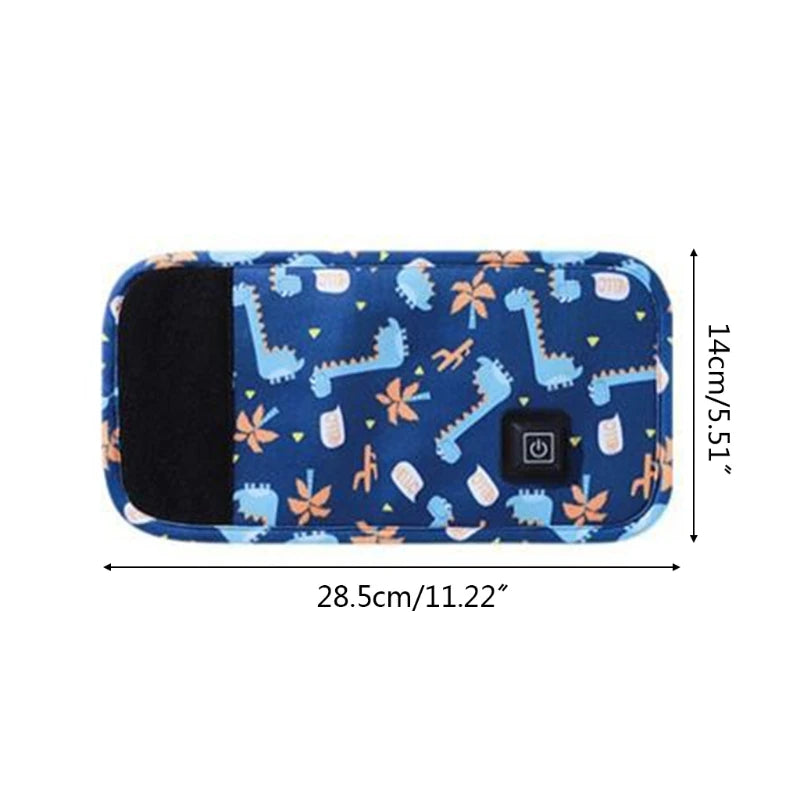 Portable USB Baby Bottle Warmer Travel Milk Warmer Infant Feeding Bottle Heated Cover Insulation Thermostat Heater Dropshipping