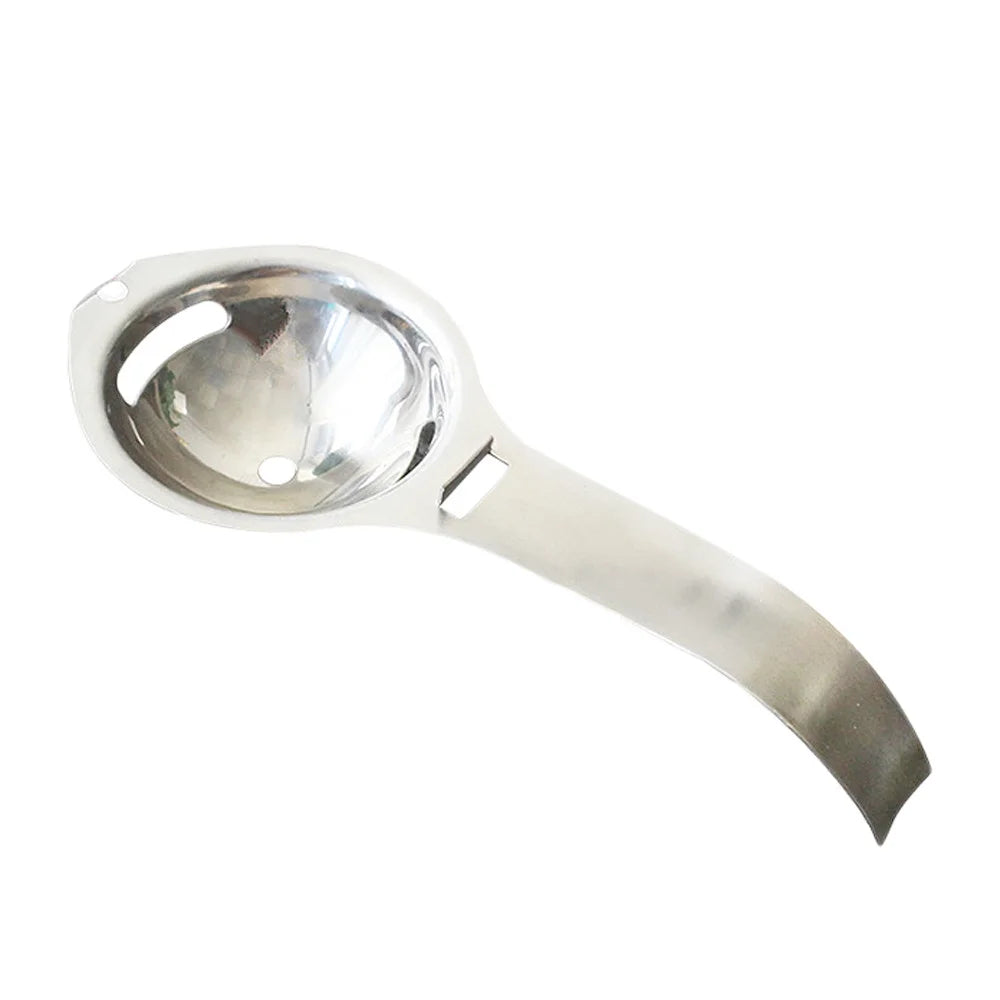 Stainless Steel Yolk White Separator under $5!  Stainless Steel Egg Yolk Separator, Kitchen Gadget for Separating Egg Whites, Easy to Clean Egg White Separator Tool, Baking and Cooking Tool