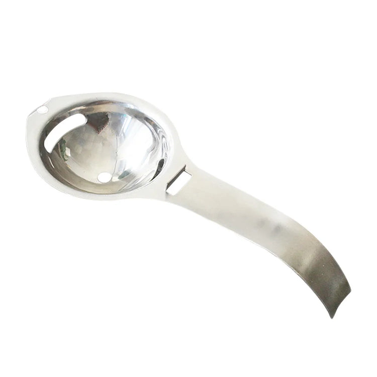 Stainless Steel Yolk White Separator under $5!  Stainless Steel Egg Yolk Separator, Kitchen Gadget for Separating Egg Whites, Easy to Clean Egg White Separator Tool, Baking and Cooking Tool