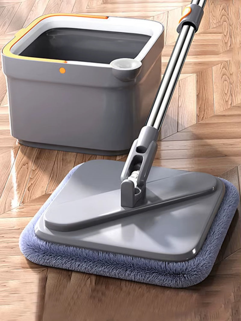 Spin Mop Microfiber Household Cleaning Mop Water Separation 360 Rotating Automatic Floor Mop Self-Cleaning Sewage Separation Mop