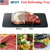 Fast Defrosting Tray Meat Thaw Rapid Safety Thawing Miracle Frozen Food Defrost!