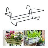 Hanging Planter for Balcony Railing Plant Basket Fence Planter Home Decor Window Box Planter Flower Pot for Garden Deck Yard 6L