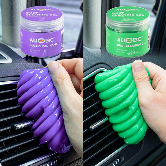 160G Car Cleaning Gel Green & 160G Car Cleaning Gel Purple