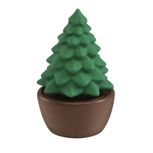 , Evergreen Christmas Tree Porcelain Aroma Diffuser, Holiday Décor for Essential Oils