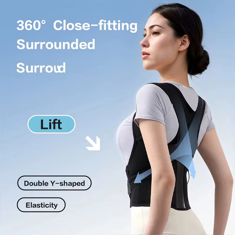 Back Brace Posture Corrector for Men and Women - Adjustable Posture Back Brace for Upper and Lower Back Pain Relie